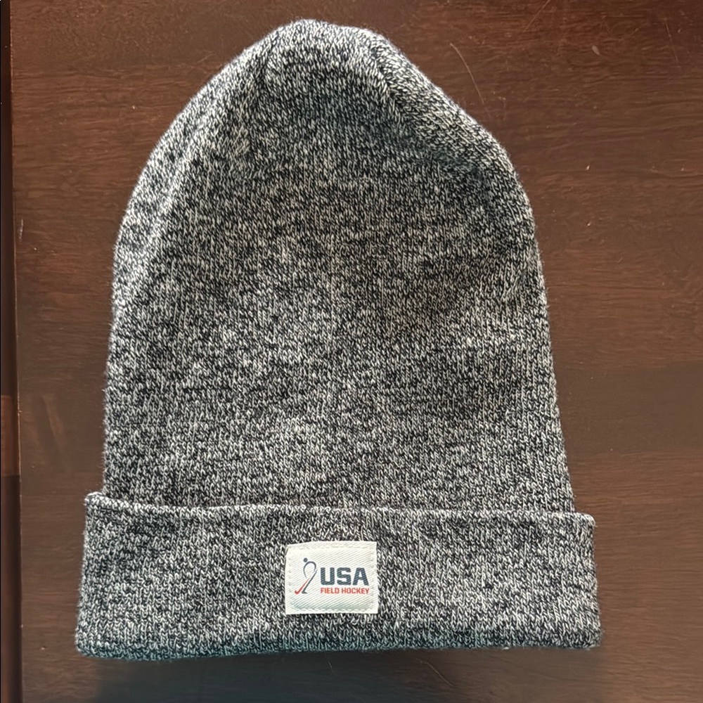 Gray USA Field Hockey Beanie